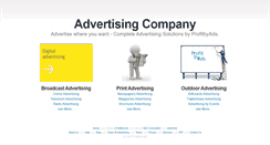 Desktop Screenshot of profitbyads.com